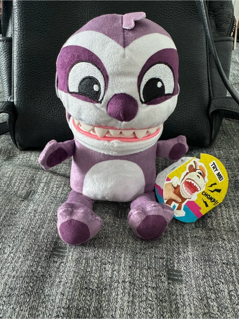 Chatter chompers purple plush